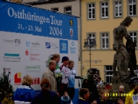 Start der Ostth&uuml;ringen Tour 2004 mit den Prologrennen