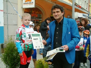 Marcel Hartmann auf Rang drei - Kleine Friedensfahrt als Voreinstimmung auf die 4. Ostth&uuml;ringen Tour