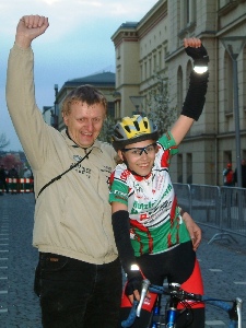 Zum Auftakt Sieg f&uuml;r die Geraerin Marie Ludwig - Jakob H&ouml;fer und Isabelle N&ouml;dlich beim Prolog zur 4. Ostth&uuml;ringen Tour auf Platz zwei
