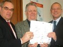 Engagement f&uuml;r Ostth&uuml;ringen Tour 2008 gesichert - Vertragliche Vereinbarungen mit Geraer Verkehrsbetrieb GmbH und Silbitz Guss GmbH unterzeichnet.