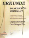 Ehrung f&uuml;r Organisationsteam der Ostth&uuml;ringen Tour - Th&uuml;ringer Sportminister und LSB-Pr&auml;sident danken f&uuml;r ehrenamtliches Engagement.