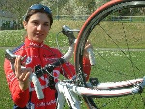 Radprofi Tina Liebig vom Team DSB Bank ist erneut Patin f&uuml;r die Ostth&uuml;ringen Tour.