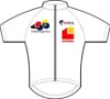 Wei&szlig;es Trikot der WBG Wohnungsbaugenossenschaft Aufbau Gera eG / Nachwuchstrikot U11m