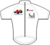 Wei&szlig;es Trikot des Grafischen Betrieb Sell / Nachwuchstrikot U11w