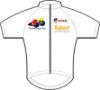Wei&szlig;es Trikot der Trabert Schuhe GmbH / Nachwuchstrikot U13m