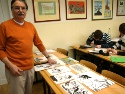 Inspiriert vom italienischen Futurismus. Zabelsch&uuml;ler gestalten Motive f&uuml;r das Jubil&auml;umsplakat zur 10.&nbsp;Ostth&uuml;ringen&nbsp;Tour&nbsp;2012.