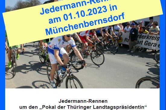 Jedermann-Rennen am 1. Oktober 2023 Rund um Mnchenbernsdorf