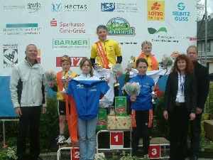 Gesamtsiegerehrung der 4. Ostthüringen Tour 2006